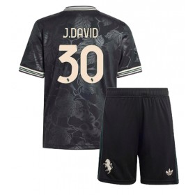 Baby Fußballbekleidung Juventus Jonathan David #30 3rd Trikot 2025-26 Kurzarm (+ kurze hosen)